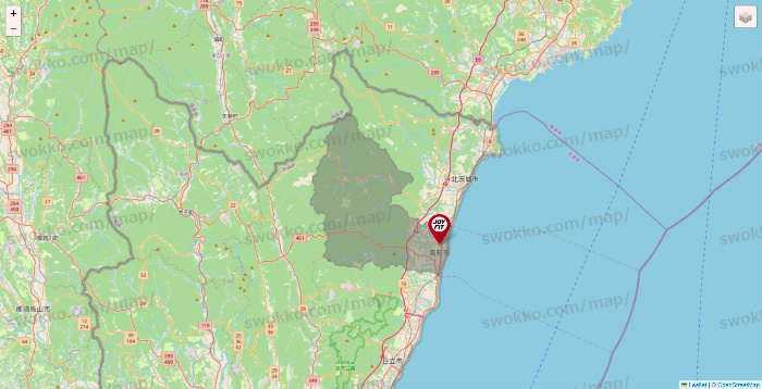 茨城県のJOYFITの店舗地図