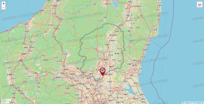 栃木県のJOYFITの店舗地図