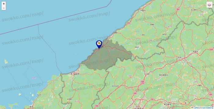 島根県のかめやの店舗地図
