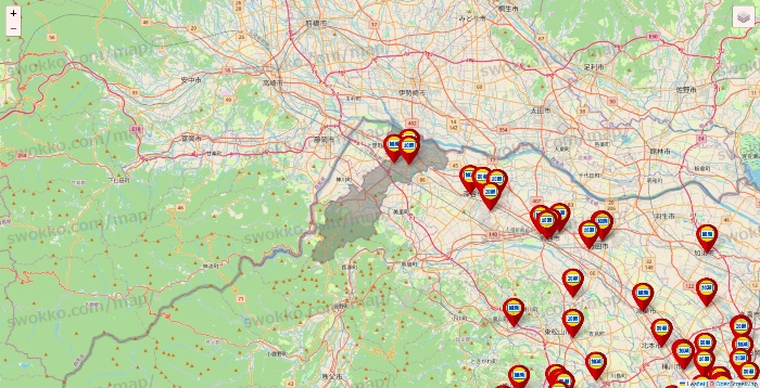 埼玉県の加瀬のレンタルボックスの店舗地図