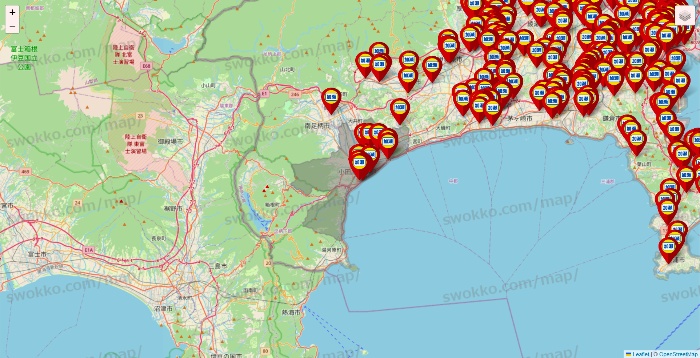 神奈川県の加瀬のレンタルボックスの店舗地図