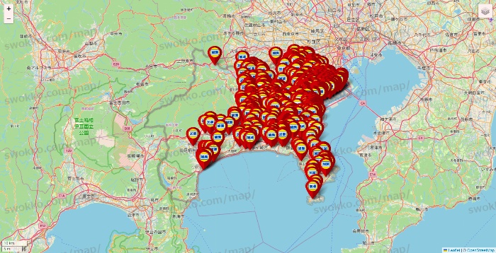 神奈川県の加瀬のレンタルボックスの店舗地図