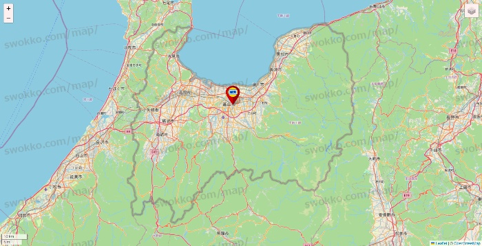富山県の加瀬のレンタルボックスの店舗地図