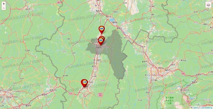 長野県の加瀬のレンタルボックスの店舗地図