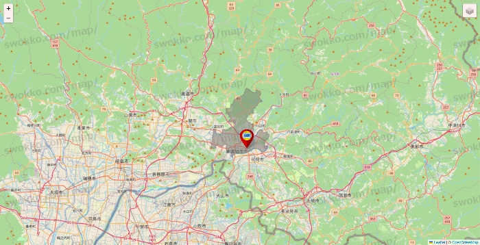 岐阜県の加瀬のレンタルボックスの店舗地図