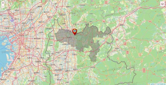 奈良県の加瀬のレンタルボックスの店舗地図
