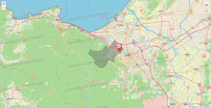 北海道のかたぎり塾の店舗地図