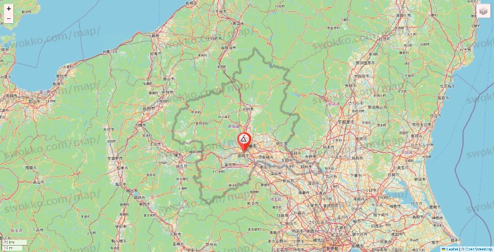 群馬県のかたぎり塾の店舗地図