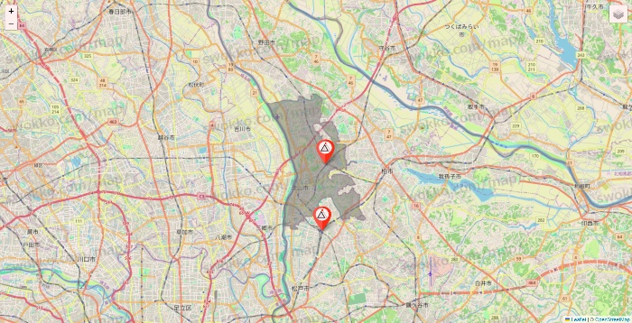 千葉県のかたぎり塾の店舗地図