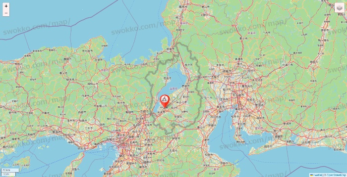 滋賀県のかたぎり塾の店舗地図