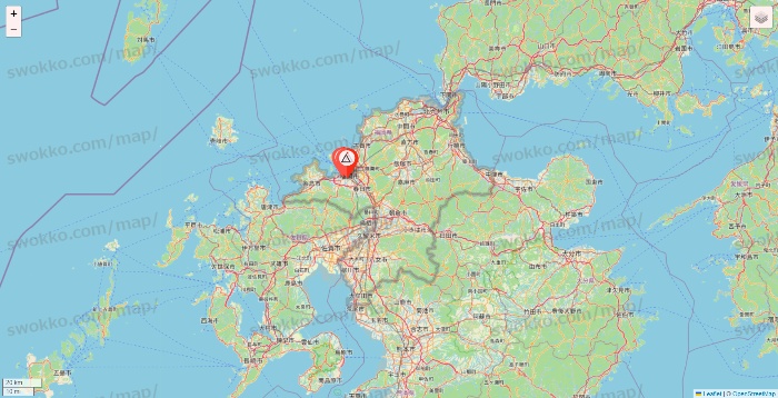 福岡県のかたぎり塾の店舗地図