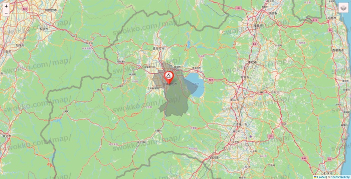 福島県のかたぎり塾の店舗地図