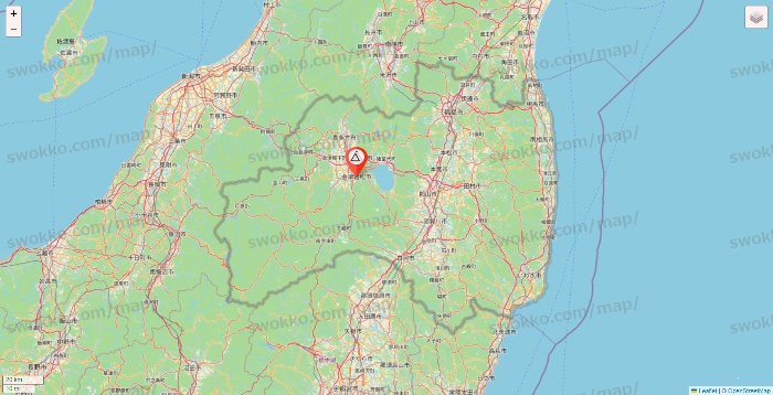福島県のかたぎり塾の店舗地図