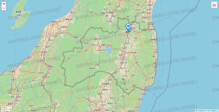 福島県の河合塾の店舗地図