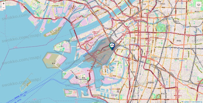 大阪府の木下の介護の施設地図