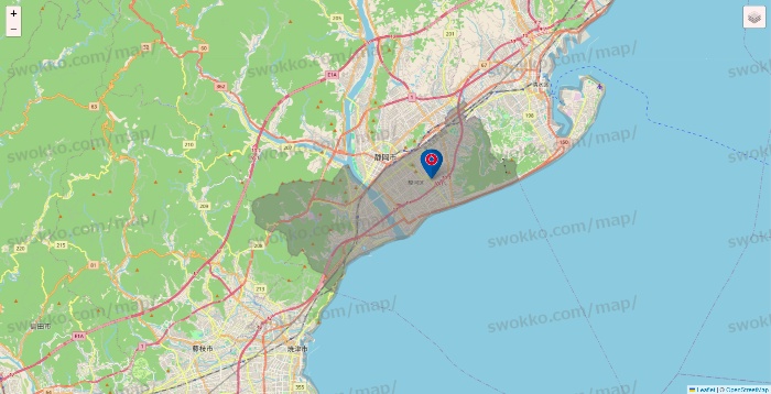 静岡県のコーナンの店舗地図