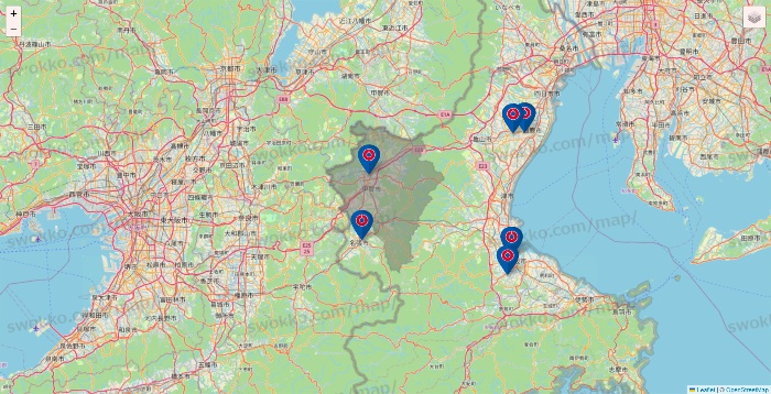 三重県のコーナンの店舗地図