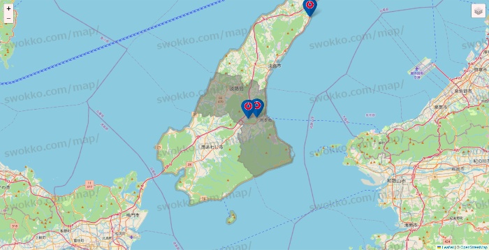 兵庫県のコーナンの店舗地図