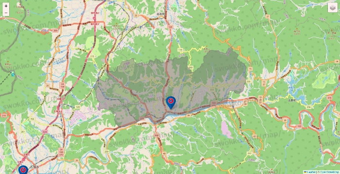 奈良県のコーナンの店舗地図