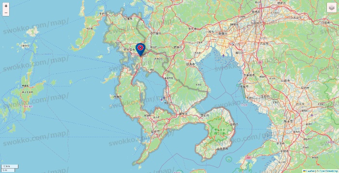 長崎県のコーナンの店舗地図