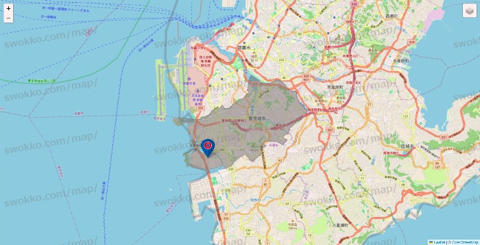 沖縄県のコーナンの店舗地図