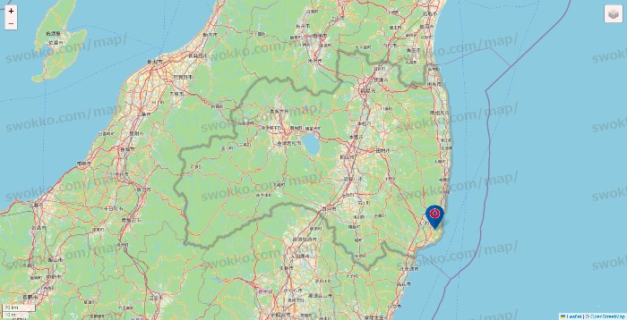 福島県のコーナンの店舗地図