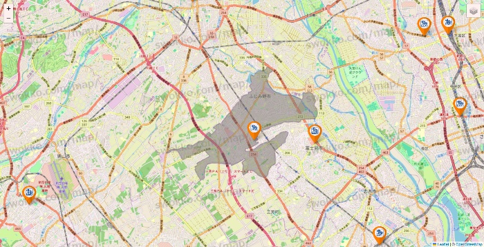 埼玉県のコメダ珈琲の店舗地図