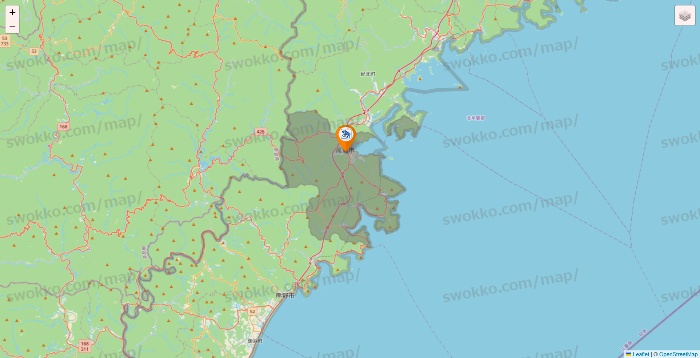 三重県のコメダ珈琲の店舗地図