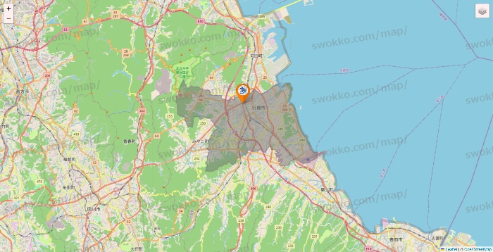 福岡県のコメダ珈琲の店舗地図