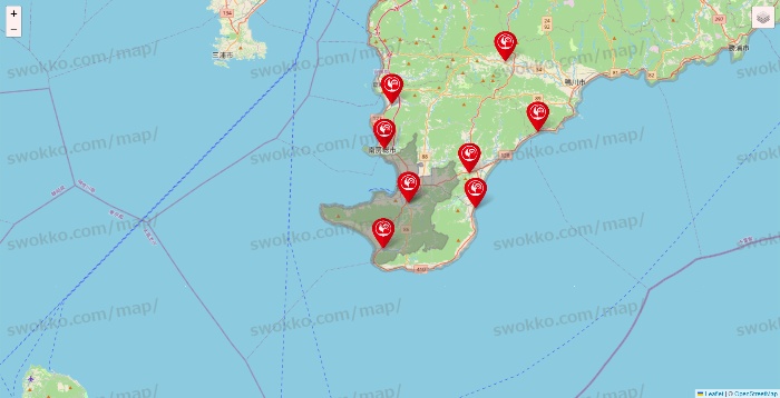 千葉県のコメリの店舗地図