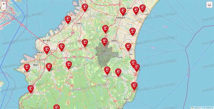 千葉県のコメリの店舗地図