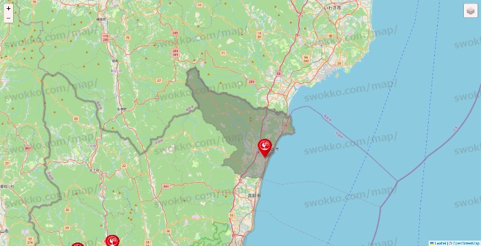 茨城県のコメリの店舗地図