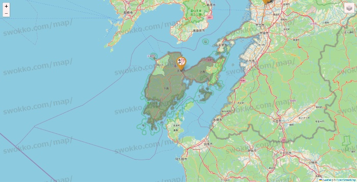 熊本県の串カツ田中の店舗地図