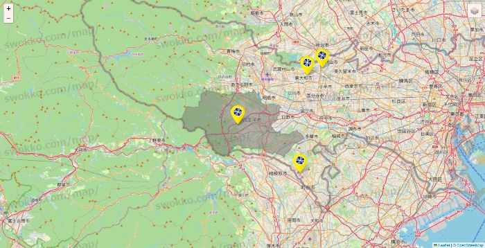 東京都のレモン（LEMON）の店舗地図