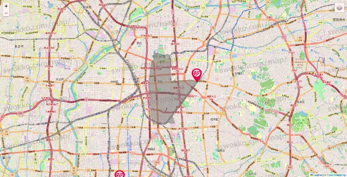 愛知県のロピアの店舗地図