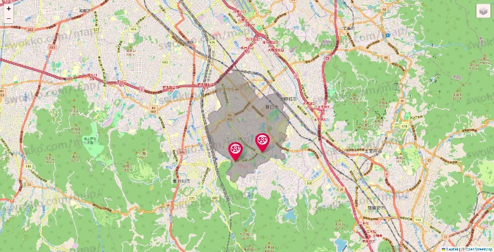 福岡県のロピアの店舗地図