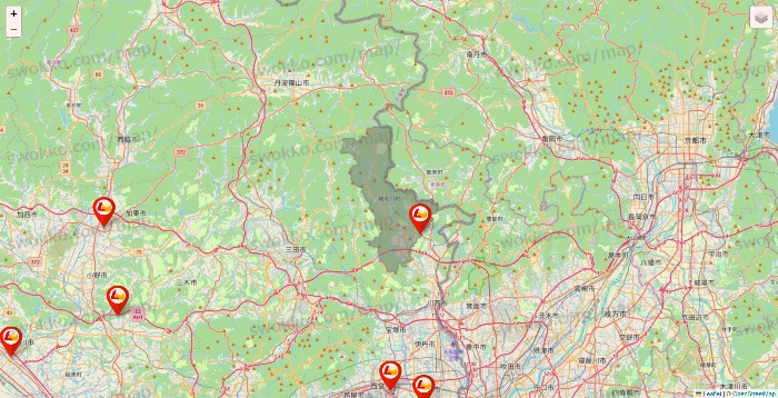 兵庫県のロッテリアの店舗地図