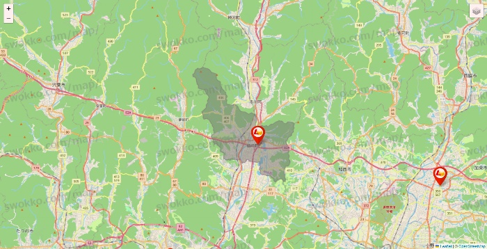 兵庫県のロッテリアの店舗地図