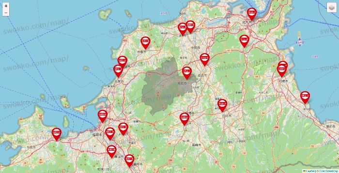 福岡県のルミエールの店舗地図