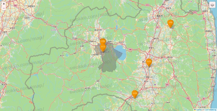 福島県のみんなの業務用スーパー リンクス（Lynx）の店舗地図