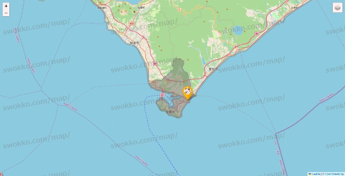 北海道のまねきねこの店舗地図