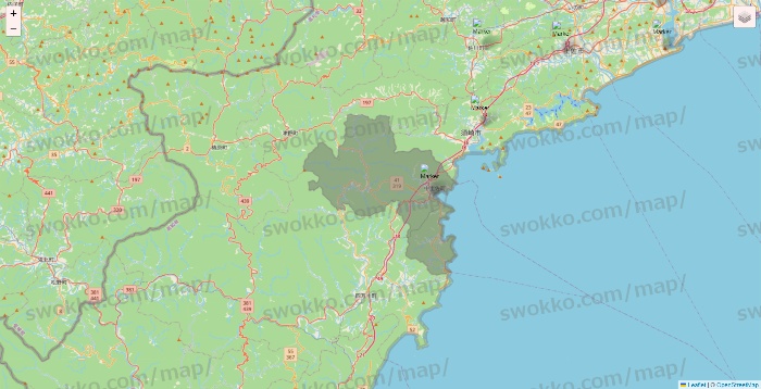 高知県のマルナカの店舗地図