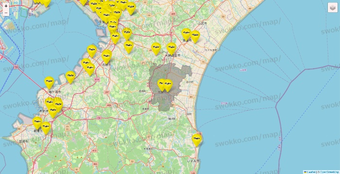 千葉県のマツモトキヨシの店舗地図