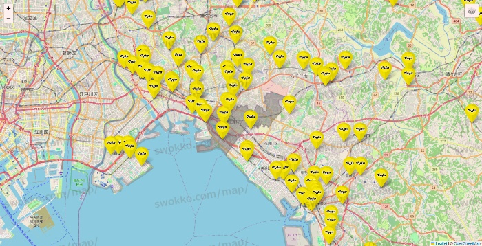 千葉県のマツモトキヨシの店舗地図