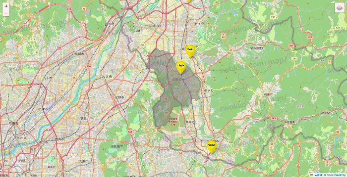 京都府のマツモトキヨシの店舗地図