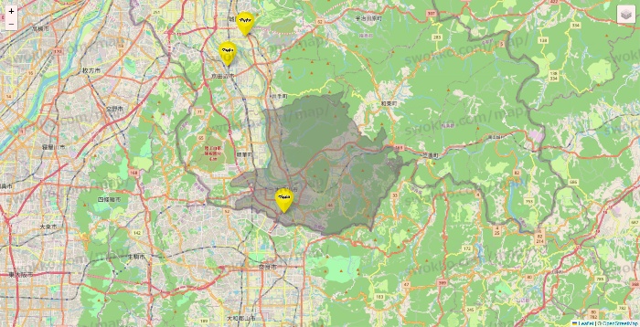 京都府のマツモトキヨシの店舗地図