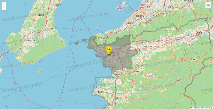 和歌山県のマツモトキヨシの店舗地図