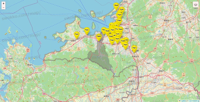 福岡県のマツモトキヨシの店舗地図