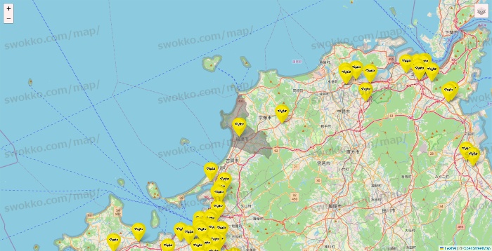 福岡県のマツモトキヨシの店舗地図