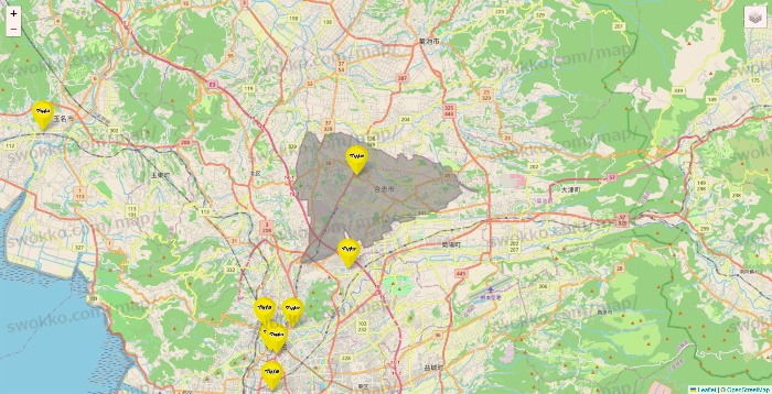 熊本県のマツモトキヨシの店舗地図